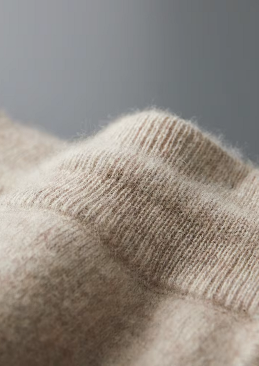 Pure Extra-Fine Merino Wool Sand Luzzo Set
